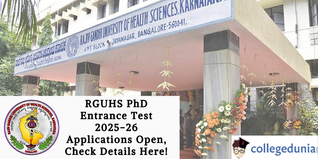 RGUHS PhD Entrance Test 2025-26 Applications Open, Check Details Here!